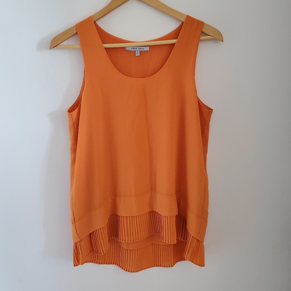 Naked Zebra Sleeveless Blouse